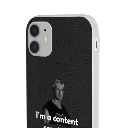 "I'm a content creator" High Quality Phone Case