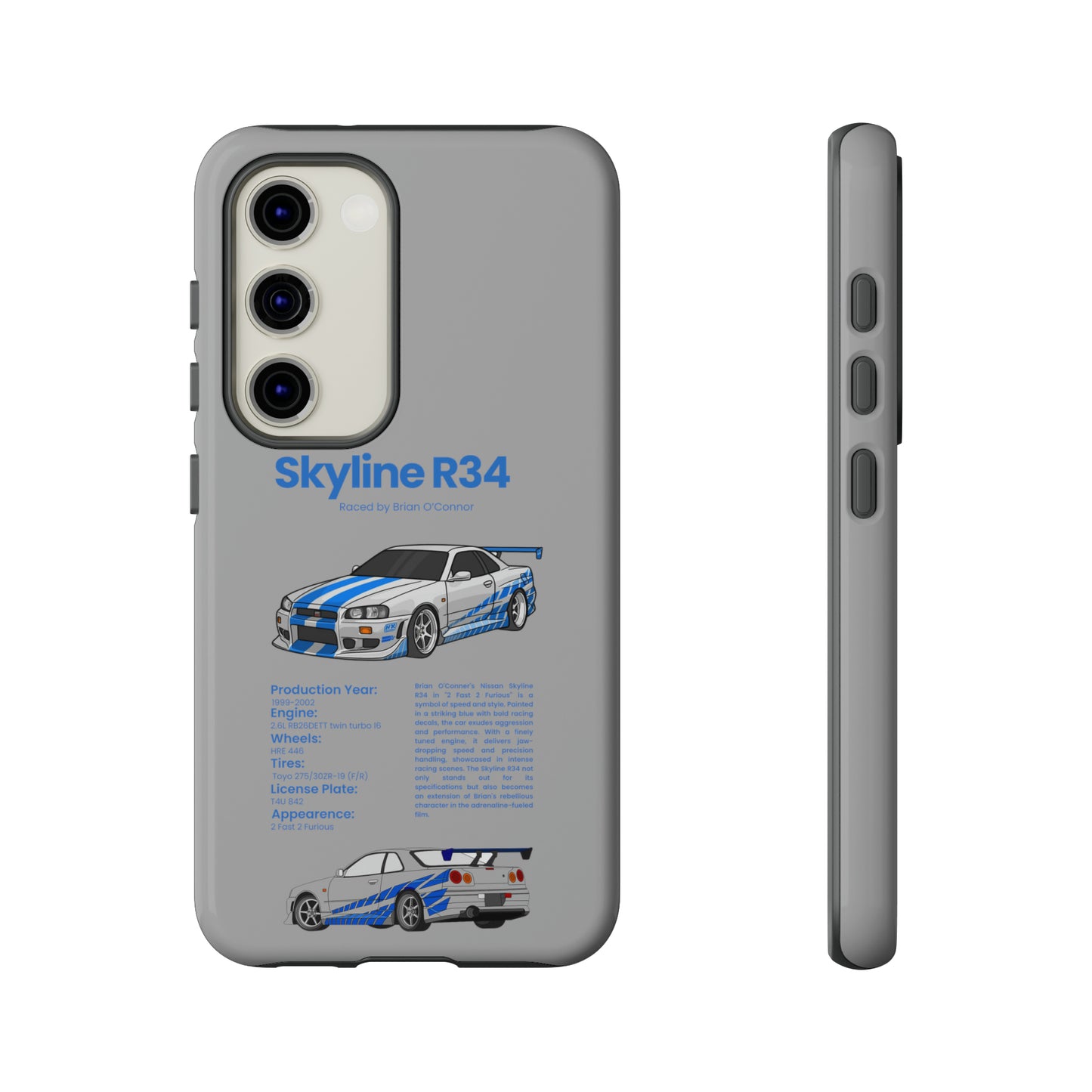 "Skyline R34" Premium Quality Phone Case