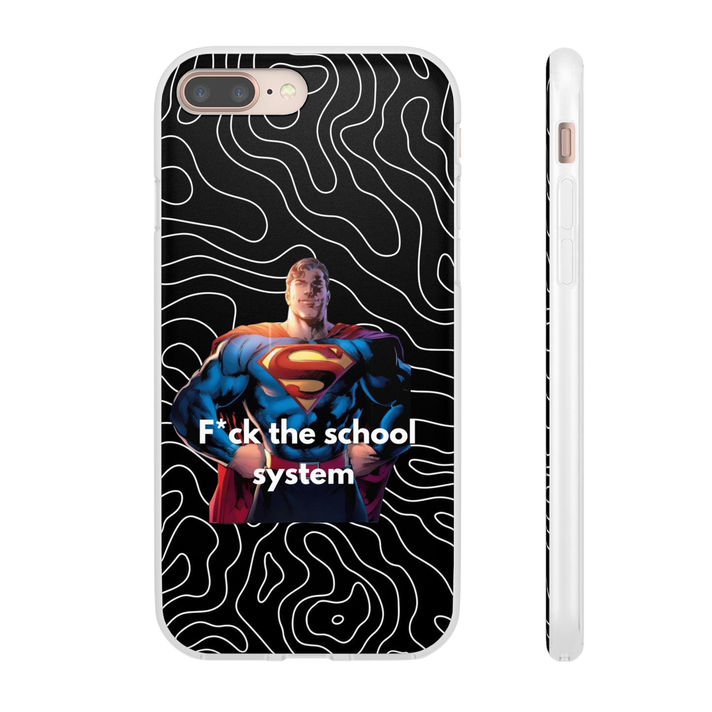 "F*ck the school system" High Quality Phone Case