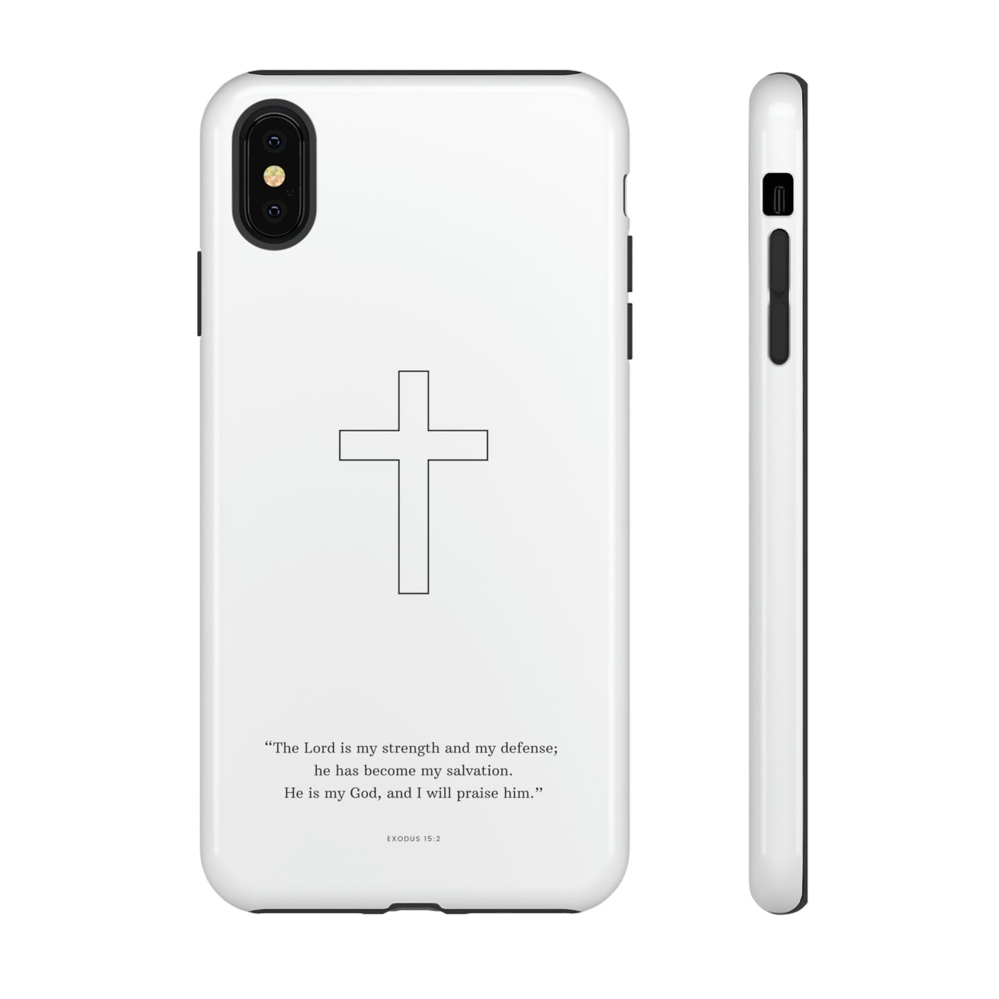 "Exodus 15:2" Premium Quality Phone Case