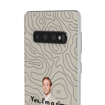 "Yes, I'm a simp" High Quality Phone Case