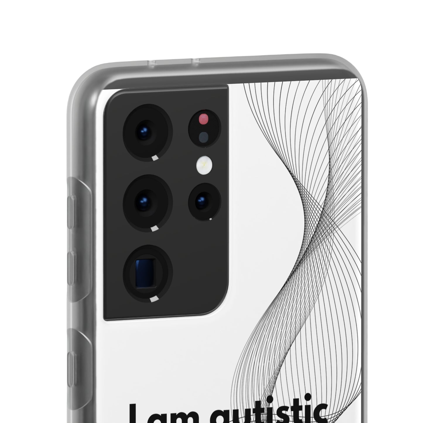 "I am autistic" High Quality Phone Case