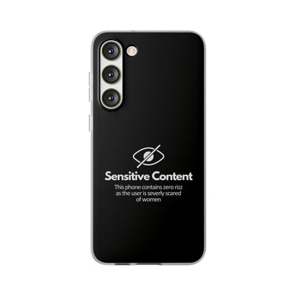 "Sensitive Content" High Quality Phone Case