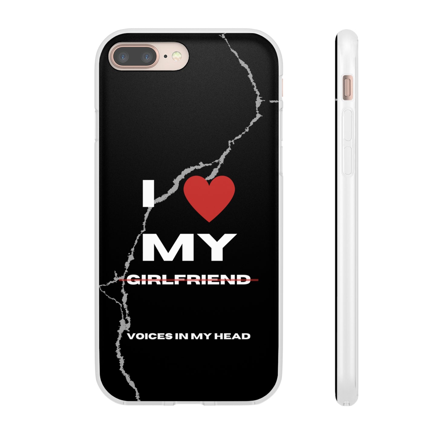 "I love my voices in my head" High Quality Phone Case