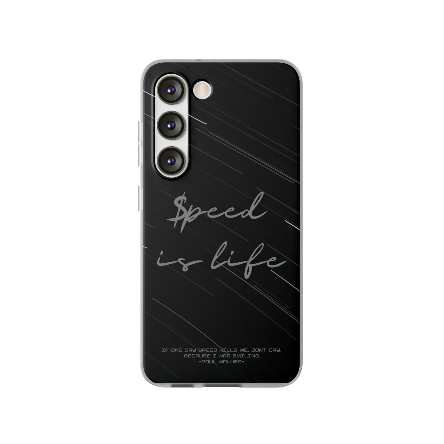 "Speed is life" High Quality Phone Case