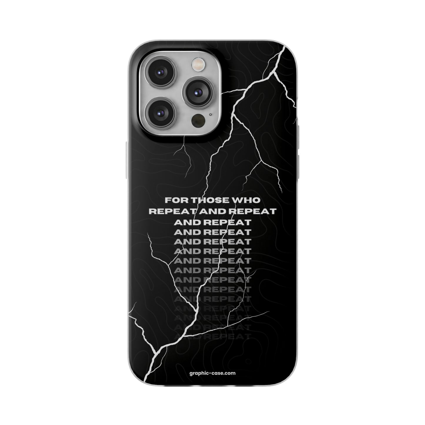 "For those who repeat and repeat..." High Quality Phone Case