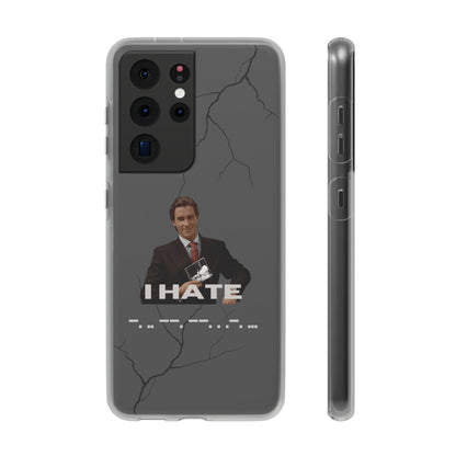 "I hate -. .. --. --. . .-. ... " High Quality Phone Case