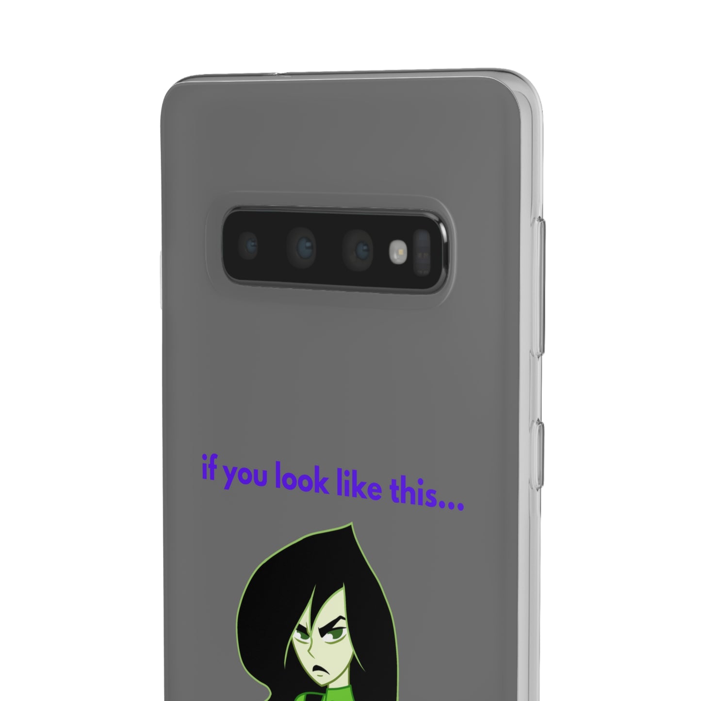 "If you look like this..." High Quality Phone Case