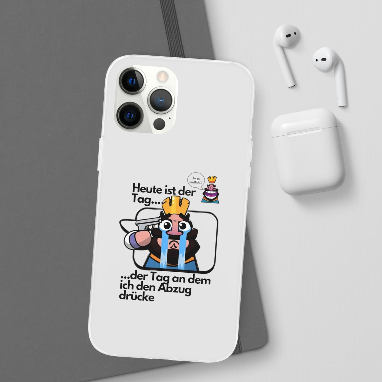 "Heute ist der Tag ... der Tag an dem ich den Abzug drücke" High Quality Phone Case