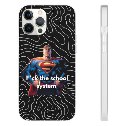 "F*ck the school system" High Quality Phone Case