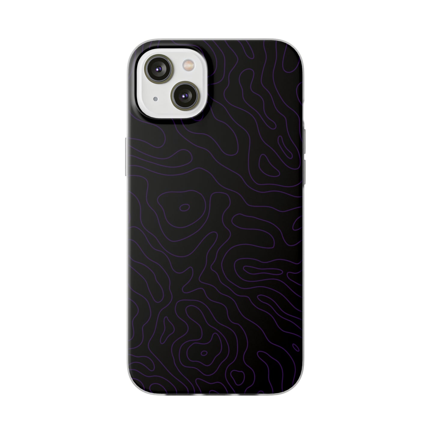 "Purple Topography" High Quality Phone Case