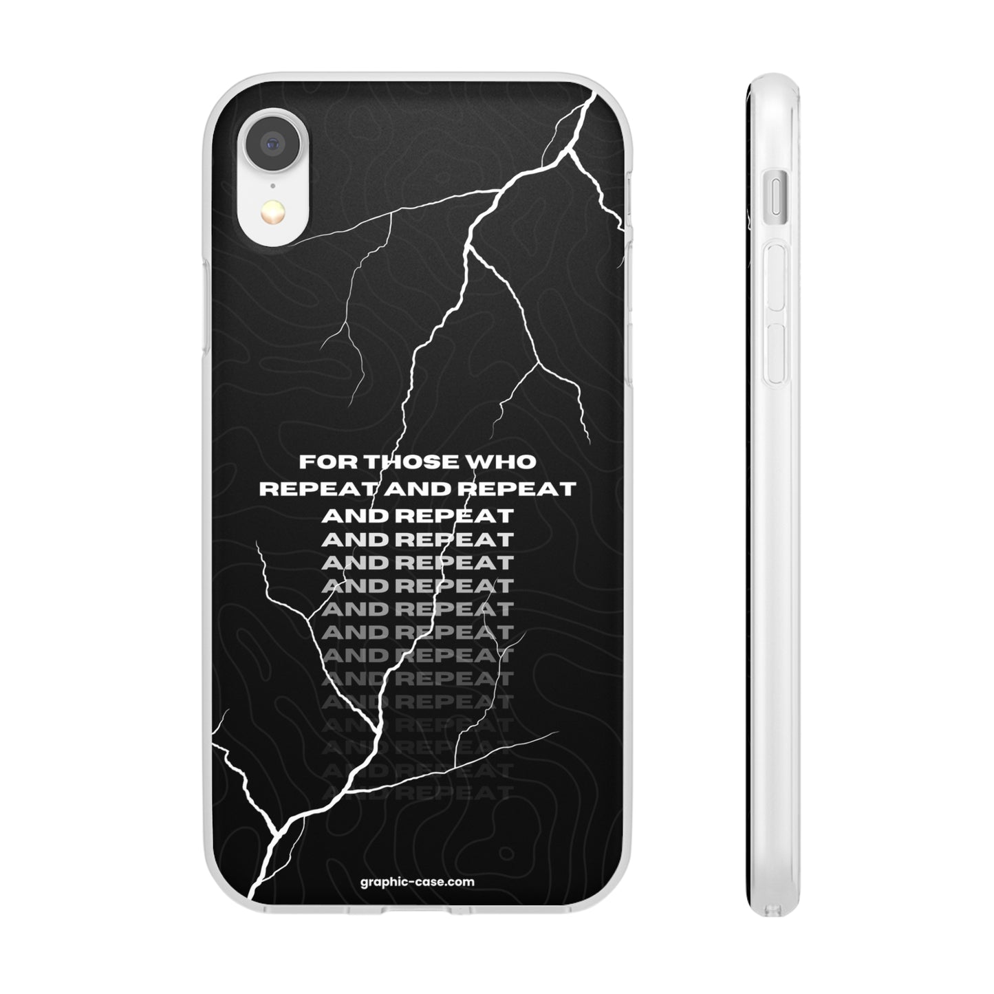 "For those who repeat and repeat..." High Quality Phone Case