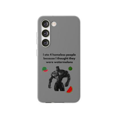 "I ate 4 homeless people" High Quality Phone Cases