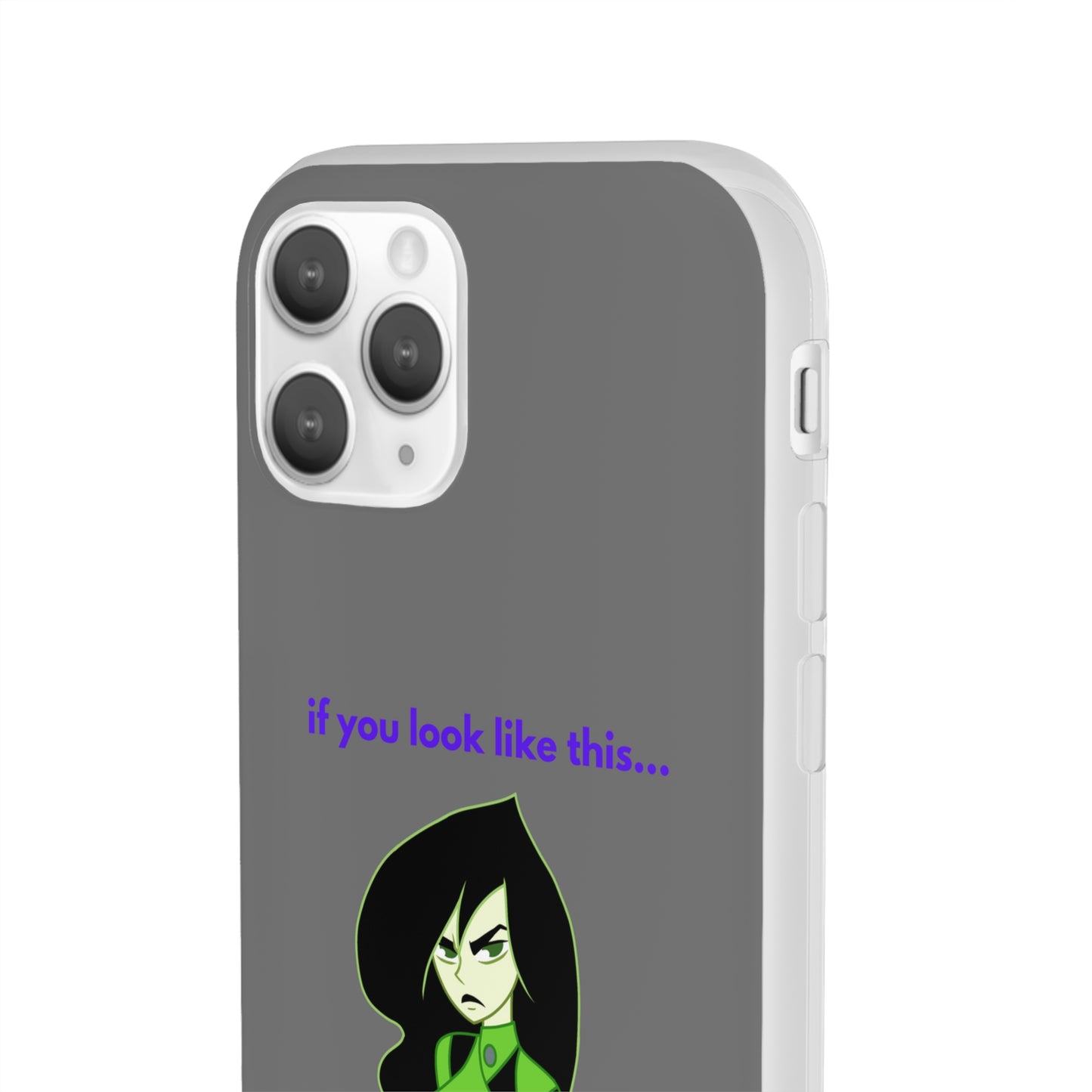 "If you look like this..." High Quality Phone Case