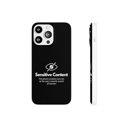 "Sensitive Content" High Quality Phone Case