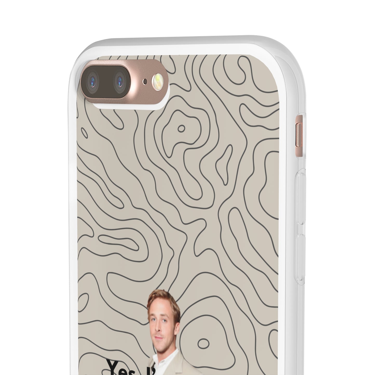 "Yes, I'm a simp" High Quality Phone Case