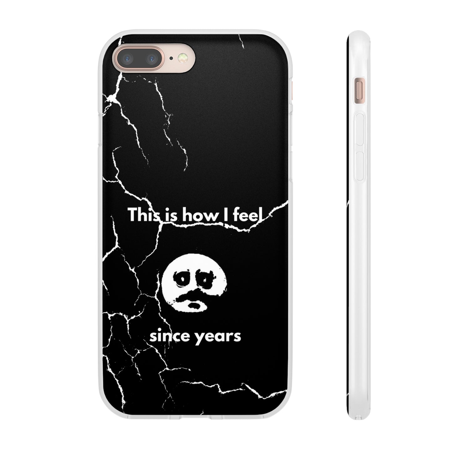 "This is how I feel since years" High Quality Phone Case