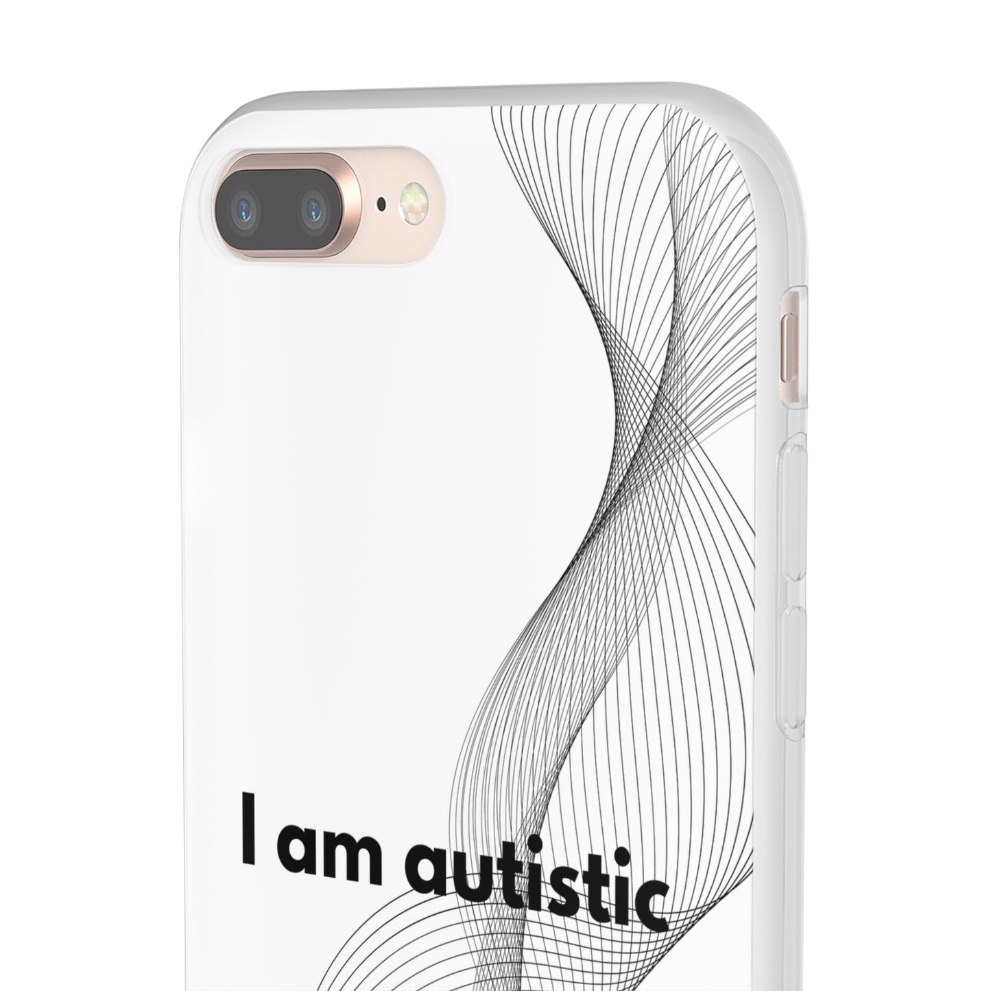 "I am autistic" High Quality Phone Case