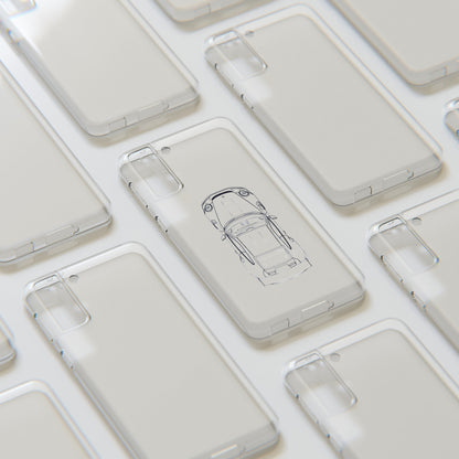 "Car Blueprint" High Quality Phone Case