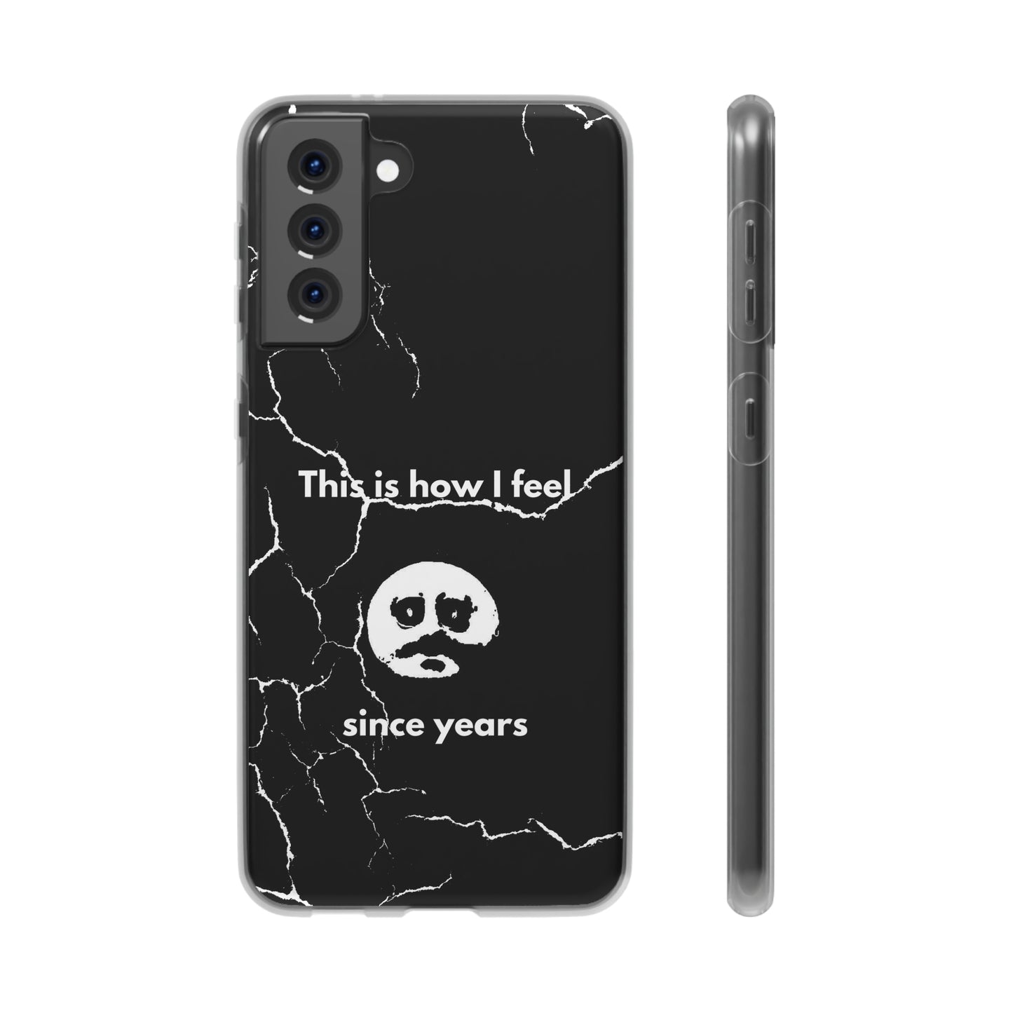 "This is how I feel since years" High Quality Phone Case