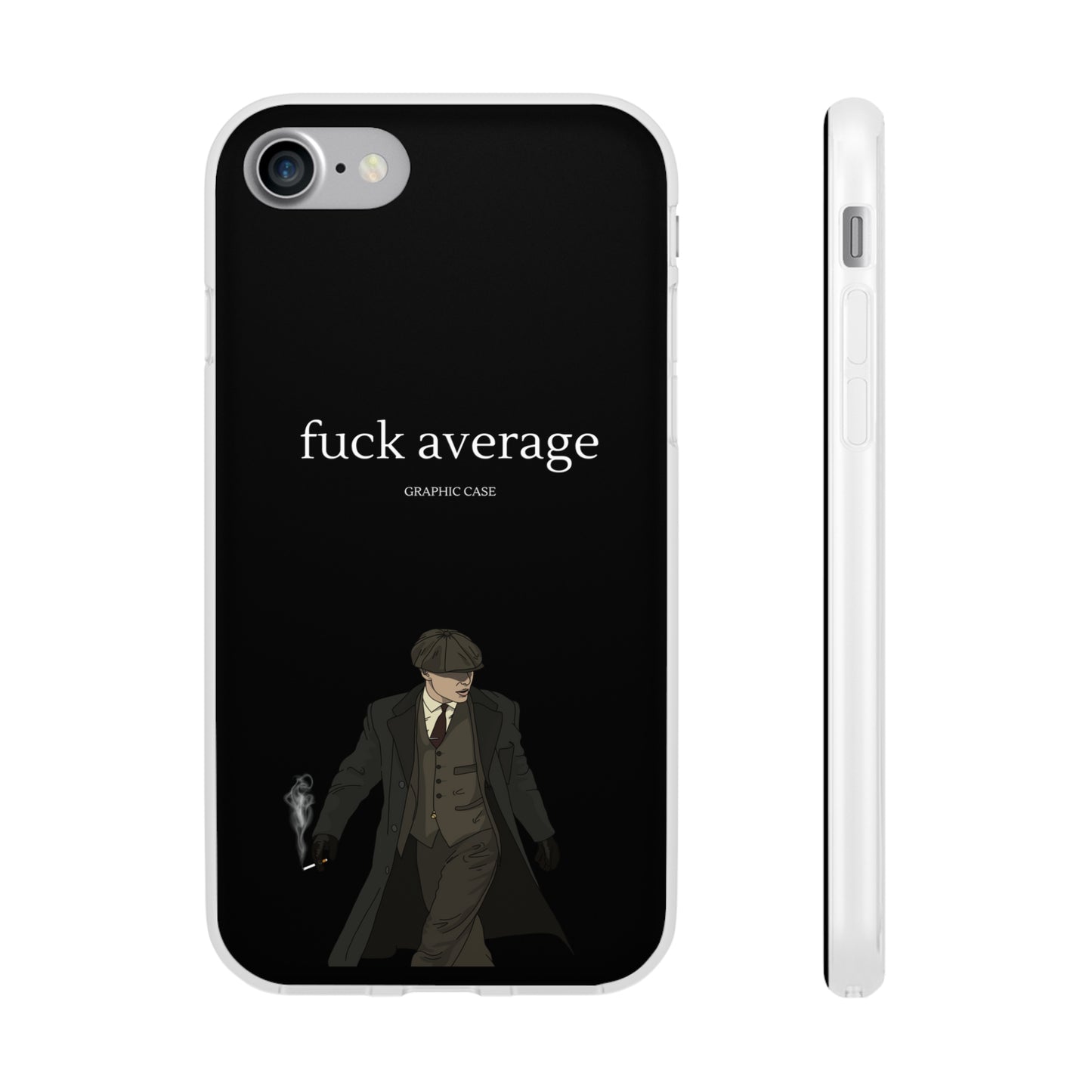 "fuck average" High Quality Phone Case