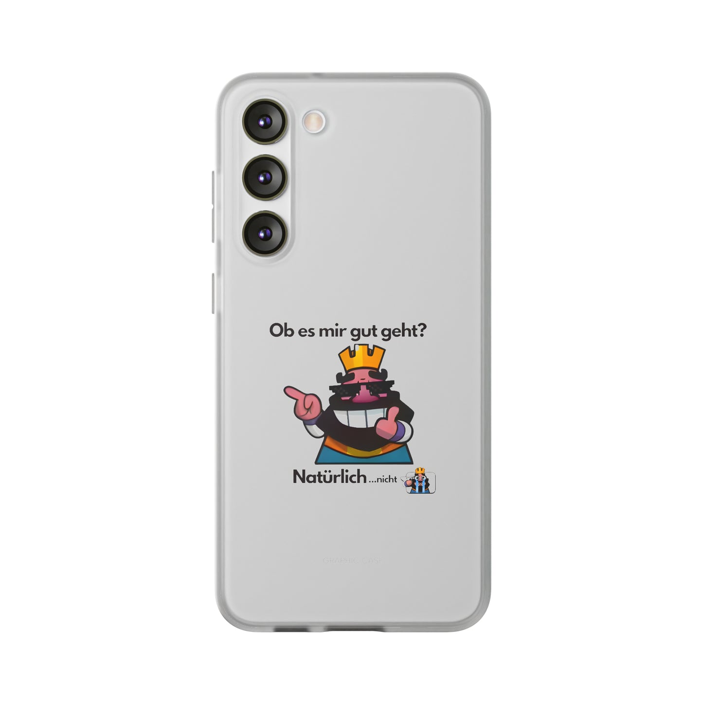 "Ob es mir gut geht? Natürlich... nicht" High Quality Phone Case