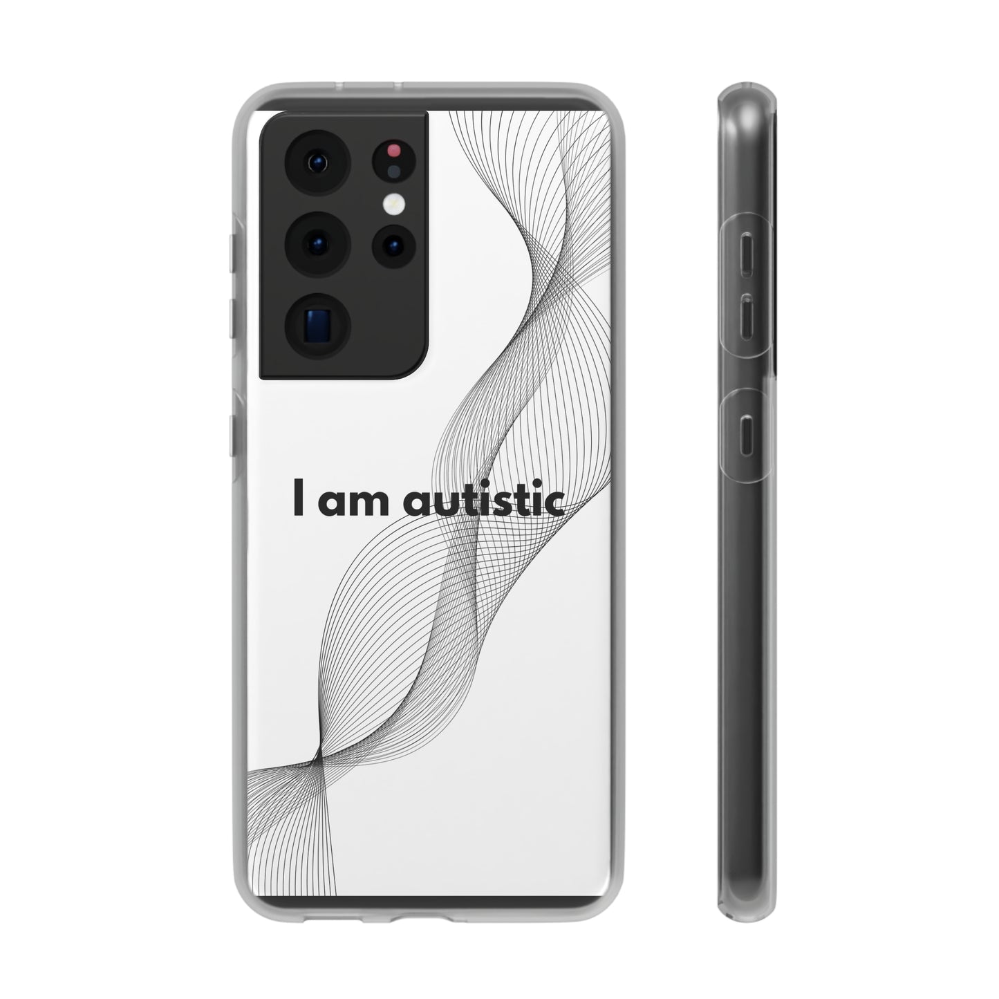 "I am autistic" High Quality Phone Case