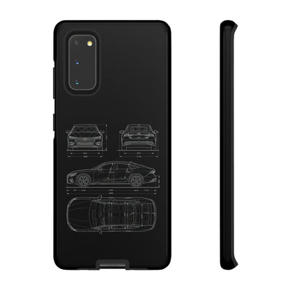 "Car Blueprint RS7" Premium Quality Phone Case