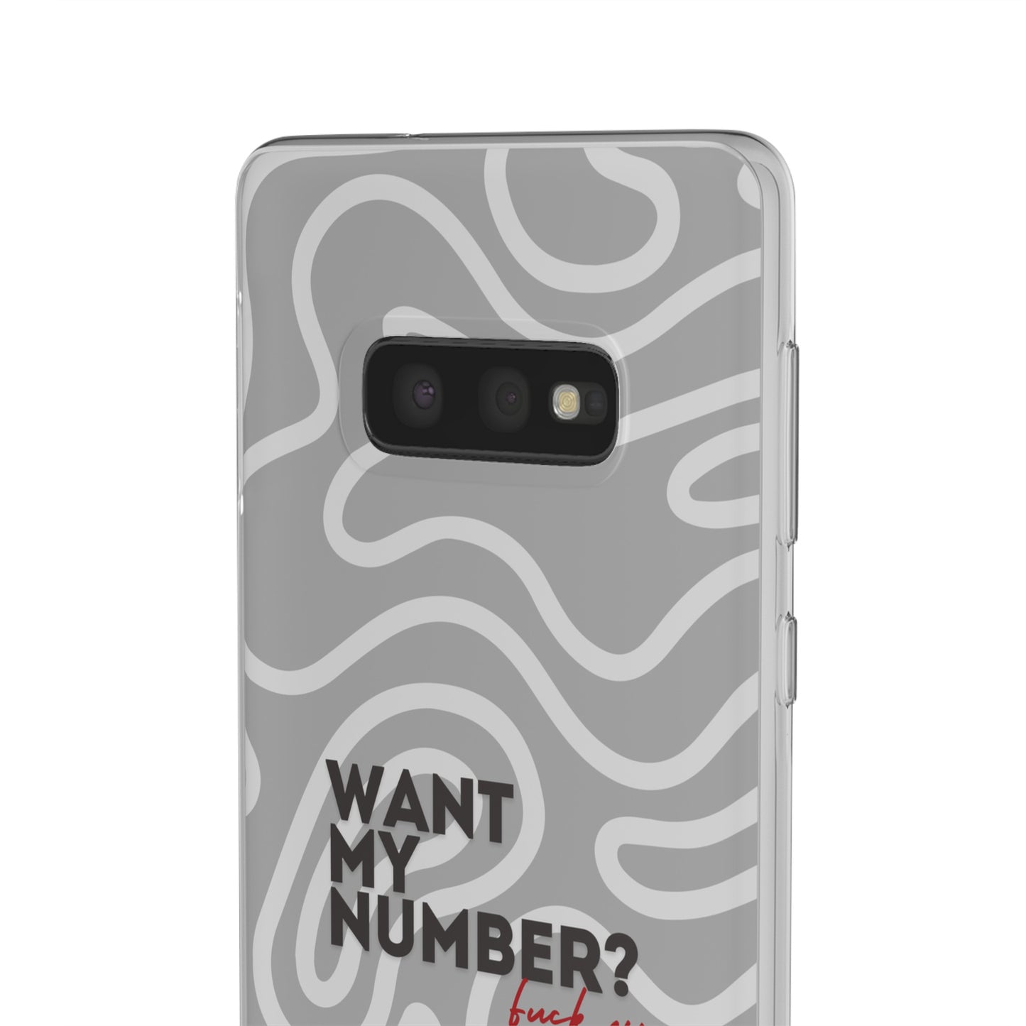 "Want my number?" High Quality Phone Case