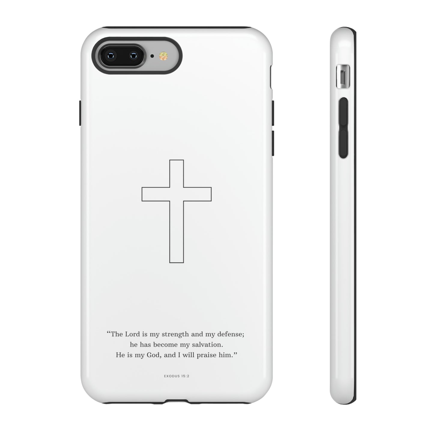 "Exodus 15:2" Premium Quality Phone Case