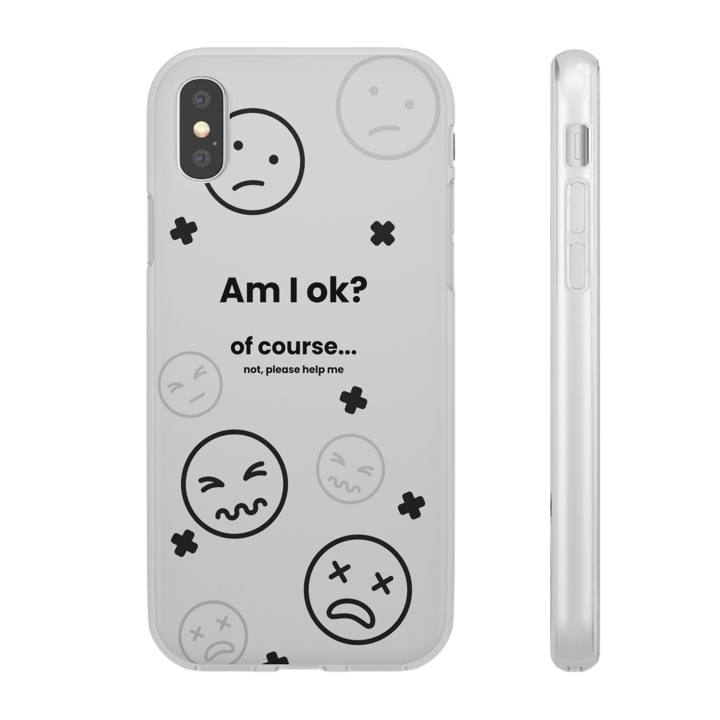 "Am I ok?" High Quality Phone Case