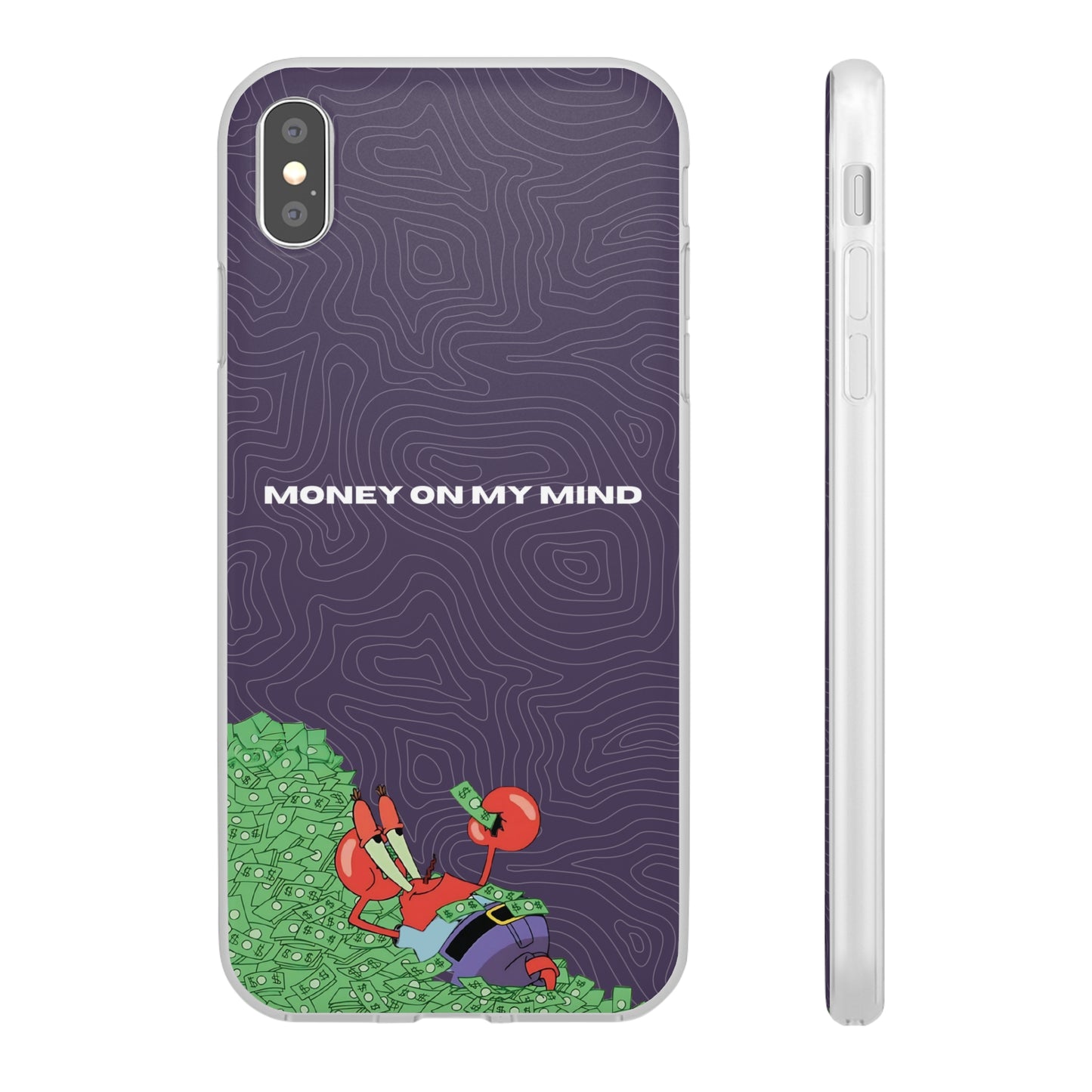 "Money on my mind" High Quality Phone Case