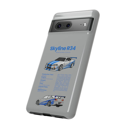 "Skyline R34" Premium Quality Phone Case