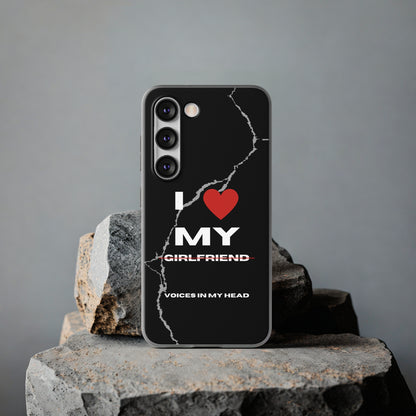 "I love my voices in my head" High Quality Phone Case