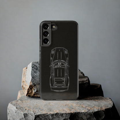 "Car Blueprint" High Quality Phone Case