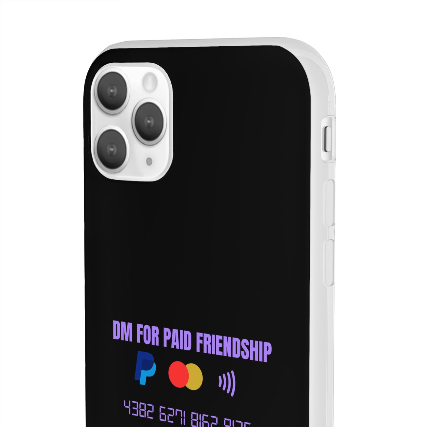 "DM for paid friendship" High Quality Phone Case