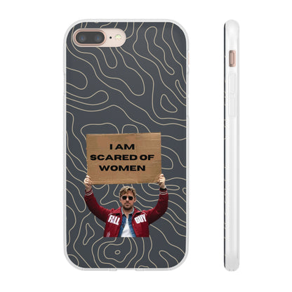 "I am scared of women" High Quality Phone Case