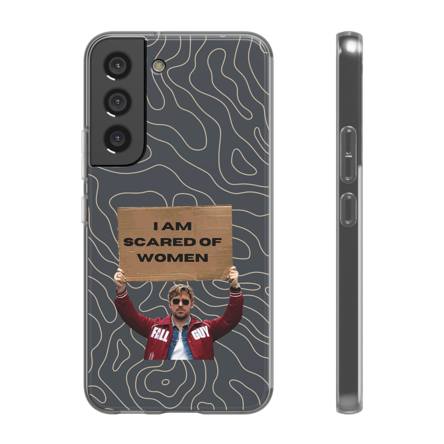 "I am scared of women" High Quality Phone Case