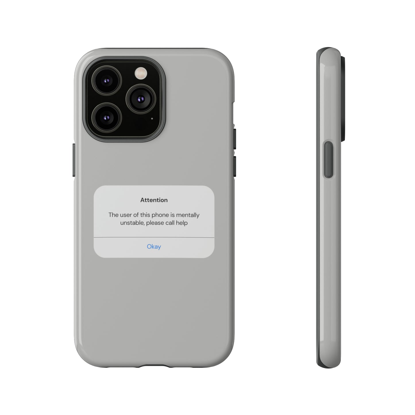 "Attention Notification" Premium Quality Phone Case