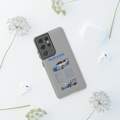 "Skyline R34" Premium Quality Phone Case