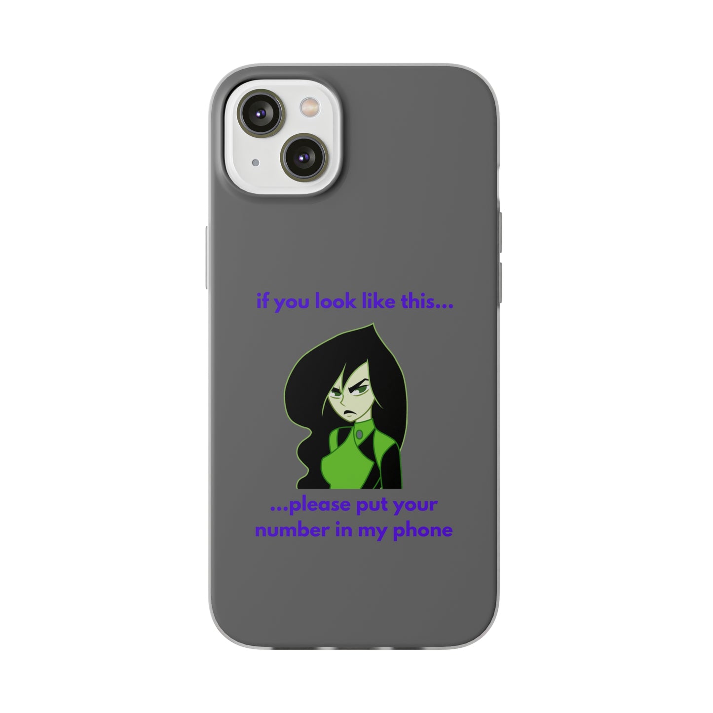 "If you look like this..." High Quality Phone Case