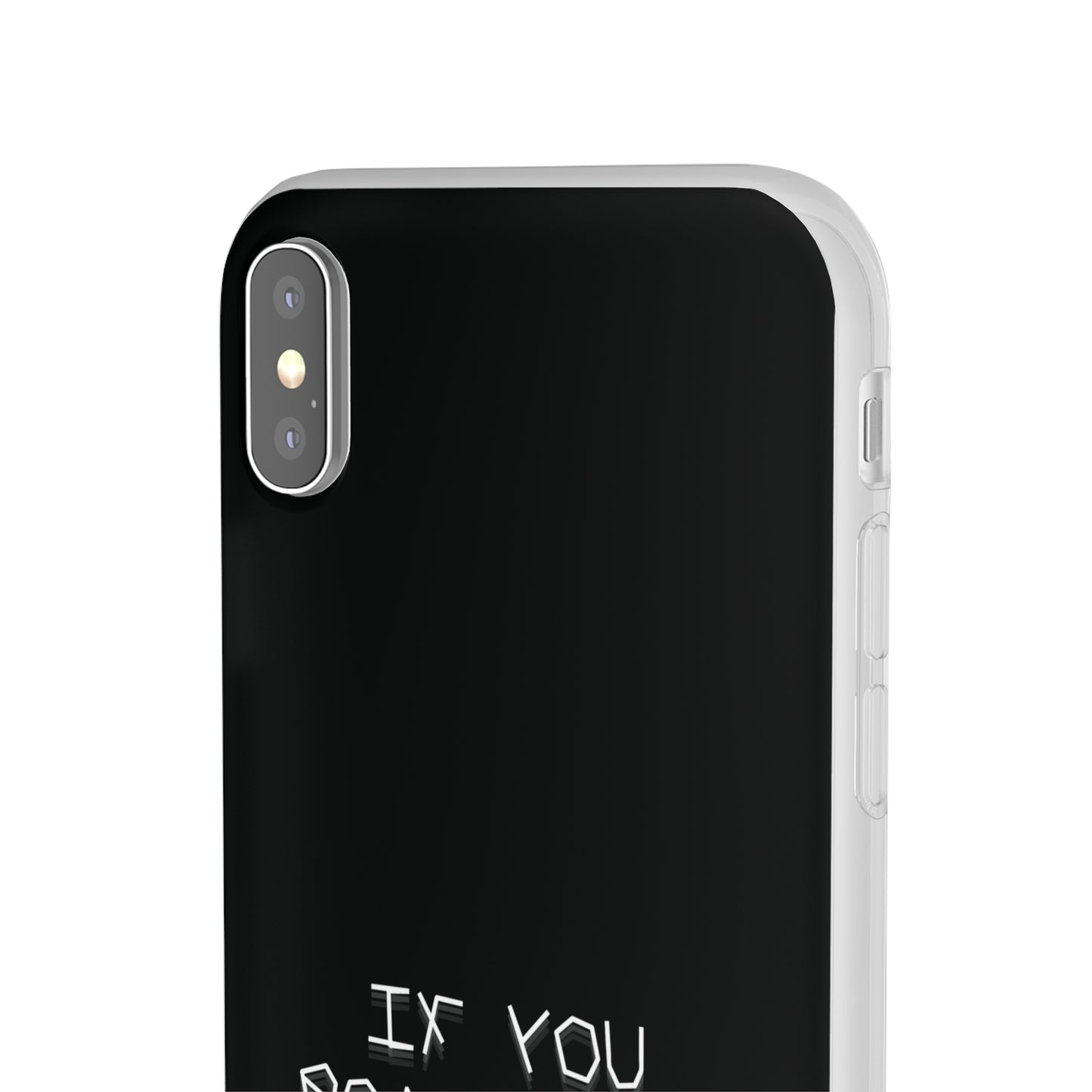 "If you read this you are stupid :)" High Quality Phone Case