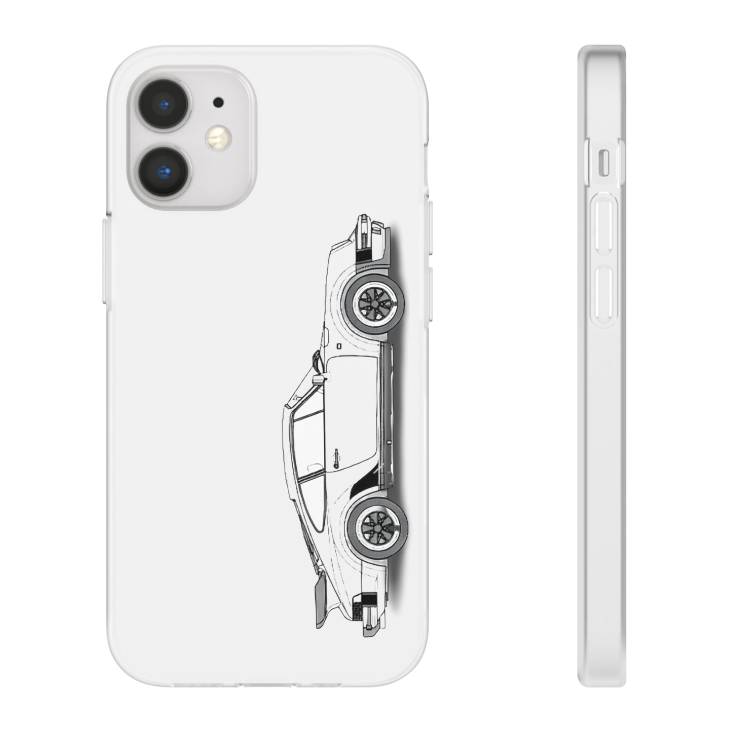 "Car Blueprint 2" High Quality Phone Case