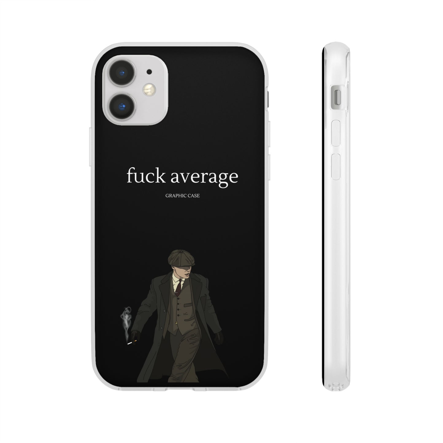 "fuck average" High Quality Phone Case