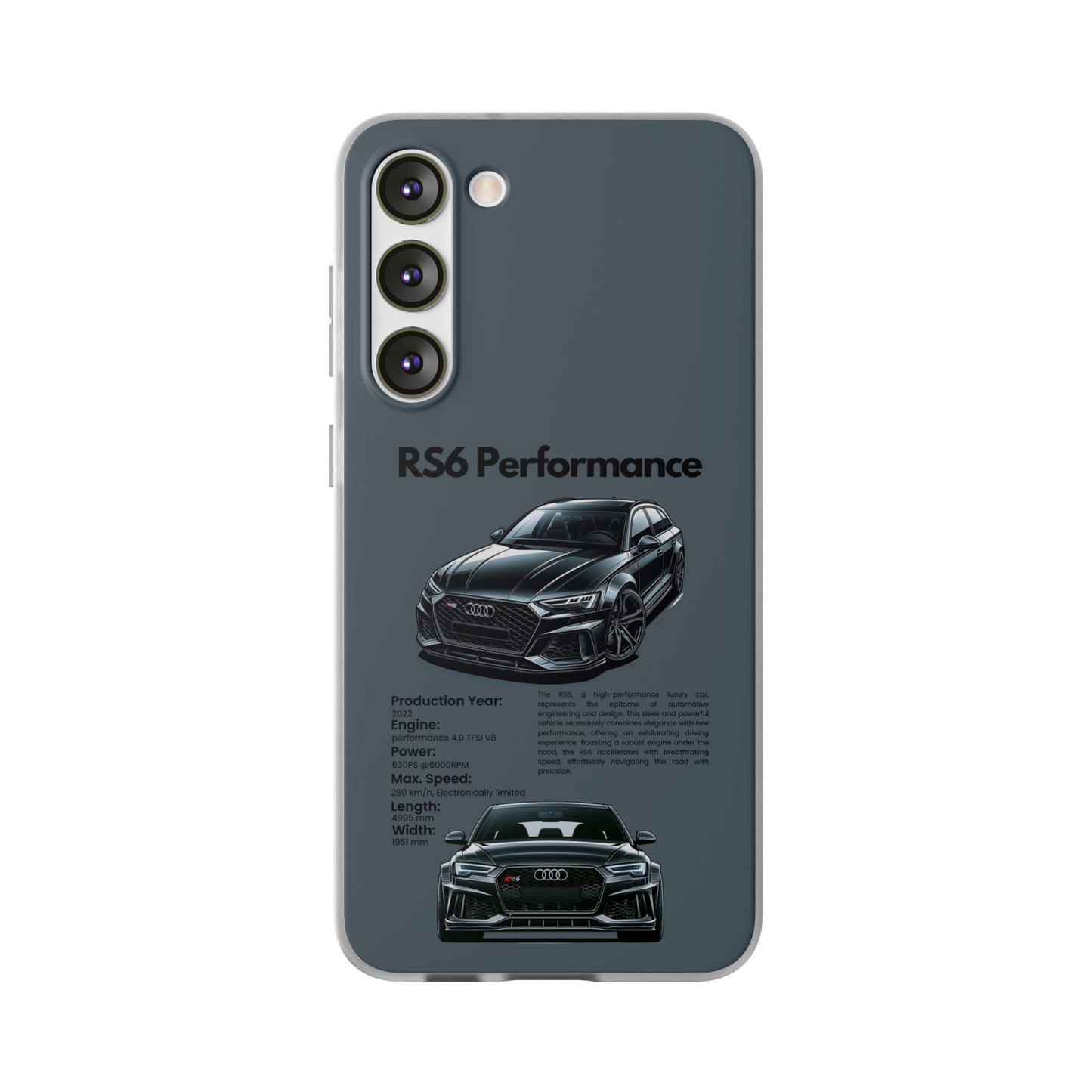 "RS6 Performance" High Quality Phone Case