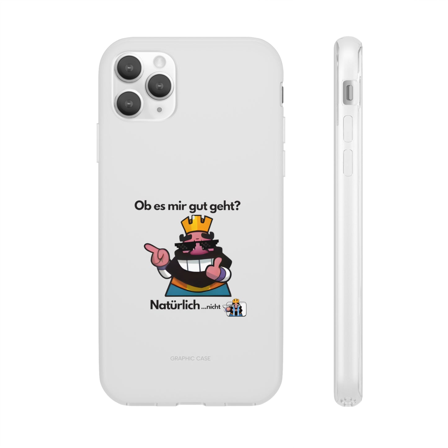 "Ob es mir gut geht? Natürlich... nicht" High Quality Phone Case