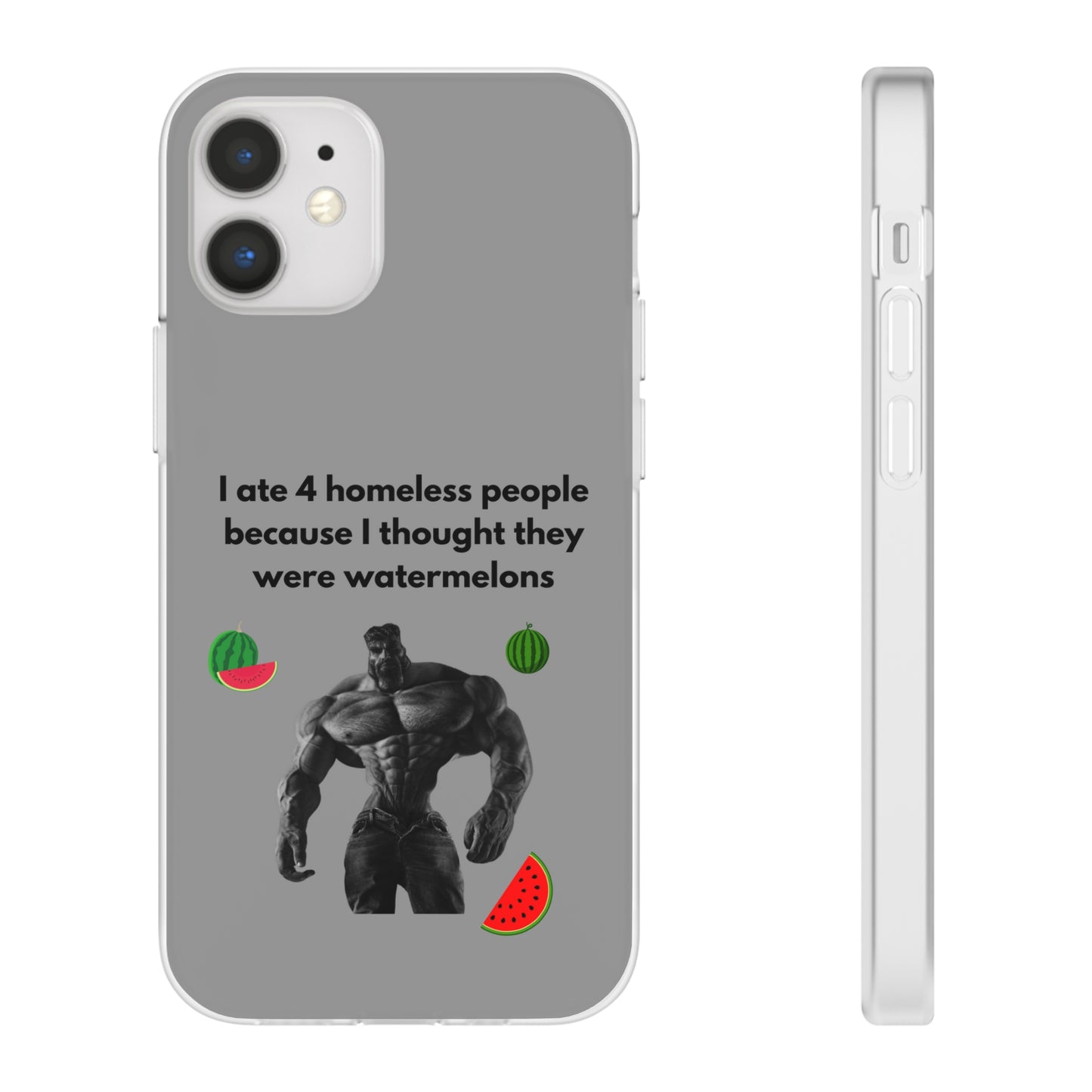 "I ate 4 homeless people" High Quality Phone Cases