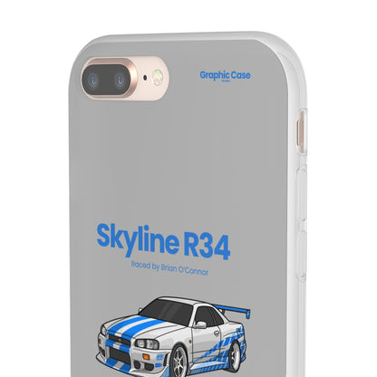 "Skyline R34" High Quality Phone Cases