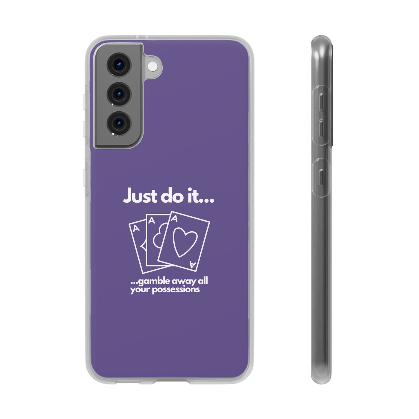 "Just do it... gamble" High Quality Phone Case