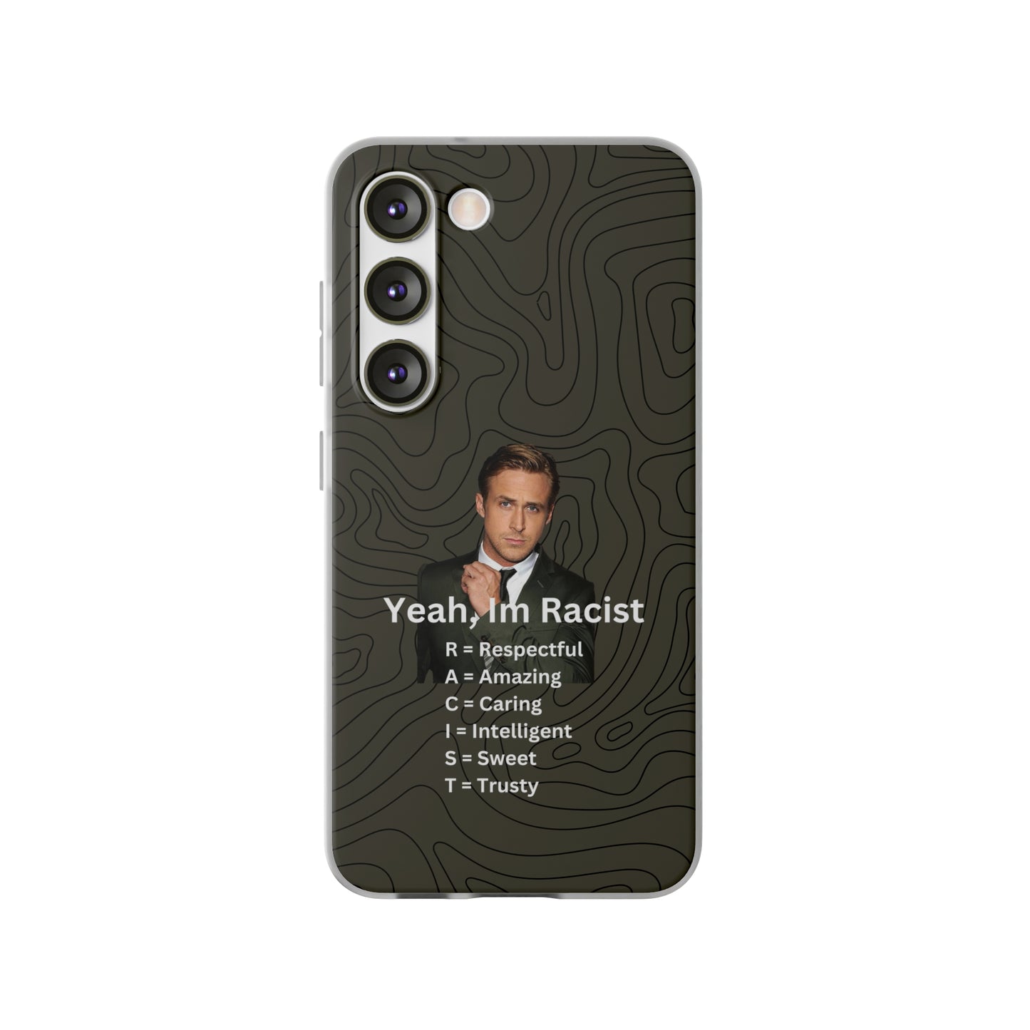 "Yeah, I'm Racist" High Quality Phone Case